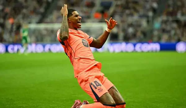 راشفورد يعادل أرقام ميسي في فوز برشلونة على نيوكاسل في دوري أبطال أوروبا